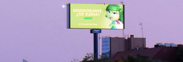 cartel luminoso